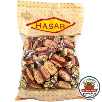 شکلات پذیرایی نوروز هاسار با مغز دسر خامه وانیلی ۱۰۰۰ گرمی کارتن 4 عددی
