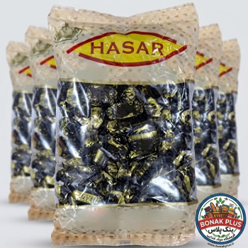شکلات تلخ هاسار با طعم لیمو ۱۰۰۰ گرمی (کارتن ۴ عددی)