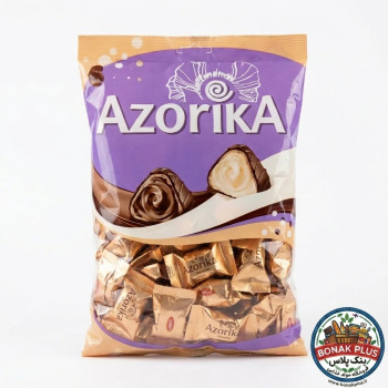شکلات آزوریکا (Azorica) با مغز کرم فندقی - وزن ۱ کیلویی (کارتن ۴ عددی)